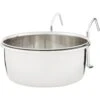Ethical Pet Stainless Steel Coop Cup Wire Hanger Kennel Pet Bowl