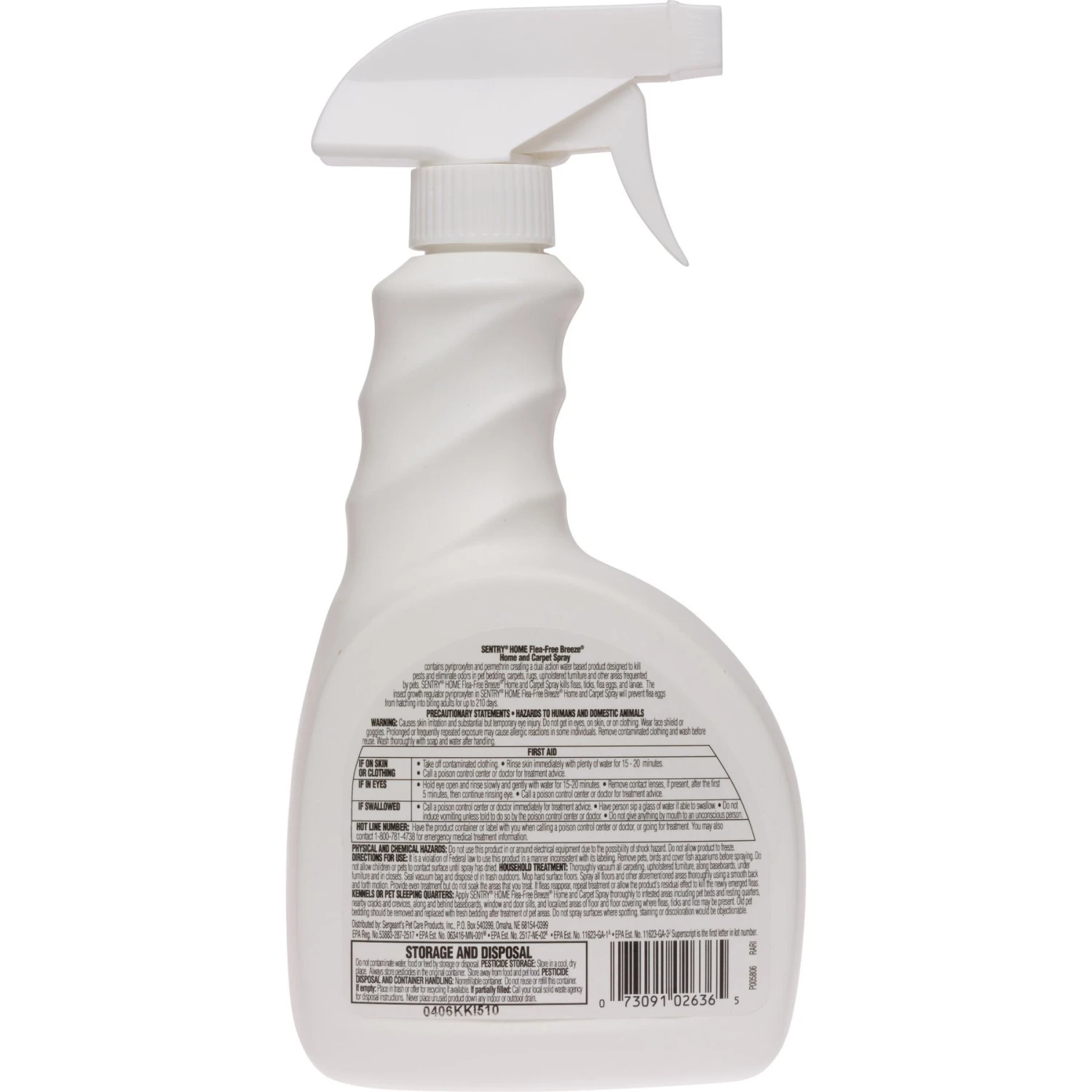 Sentry Home Flea-Free Breeze Home & Carpet Spray 4 Sentry Home Flea-Free Breeze Home & Carpet Spray - Image 2