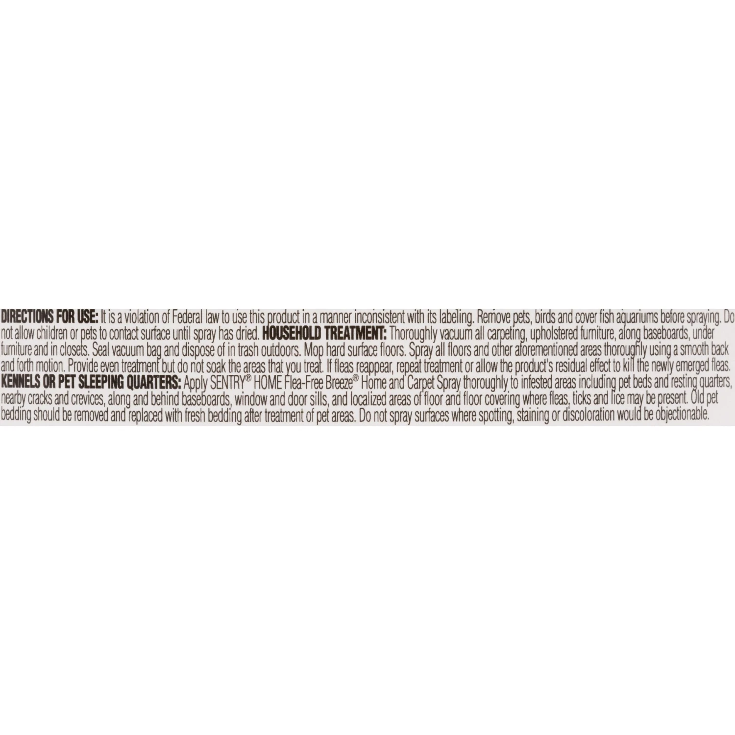 Sentry Home Flea-Free Breeze Home & Carpet Spray 6 Sentry Home Flea-Free Breeze Home & Carpet Spray - Image 4