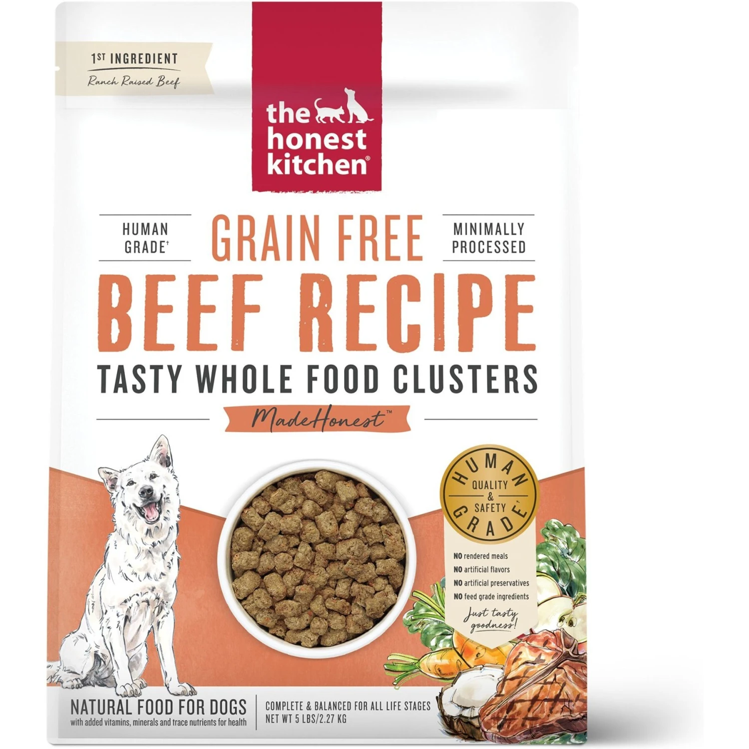 The Honest Kitchen Grain-Free Beef Whole Food Clusters Dry Dog Food & The Honest Kitchen Food Clusters Whole Grain Chicken & Oat Recipe Dog Food 4 The Honest Kitchen Grain-Free Beef Whole Food Clusters Dry Dog Food & The Honest Kitchen Food Clusters Whole Grain Chicken & Oat Recipe Dog Food - Image 2