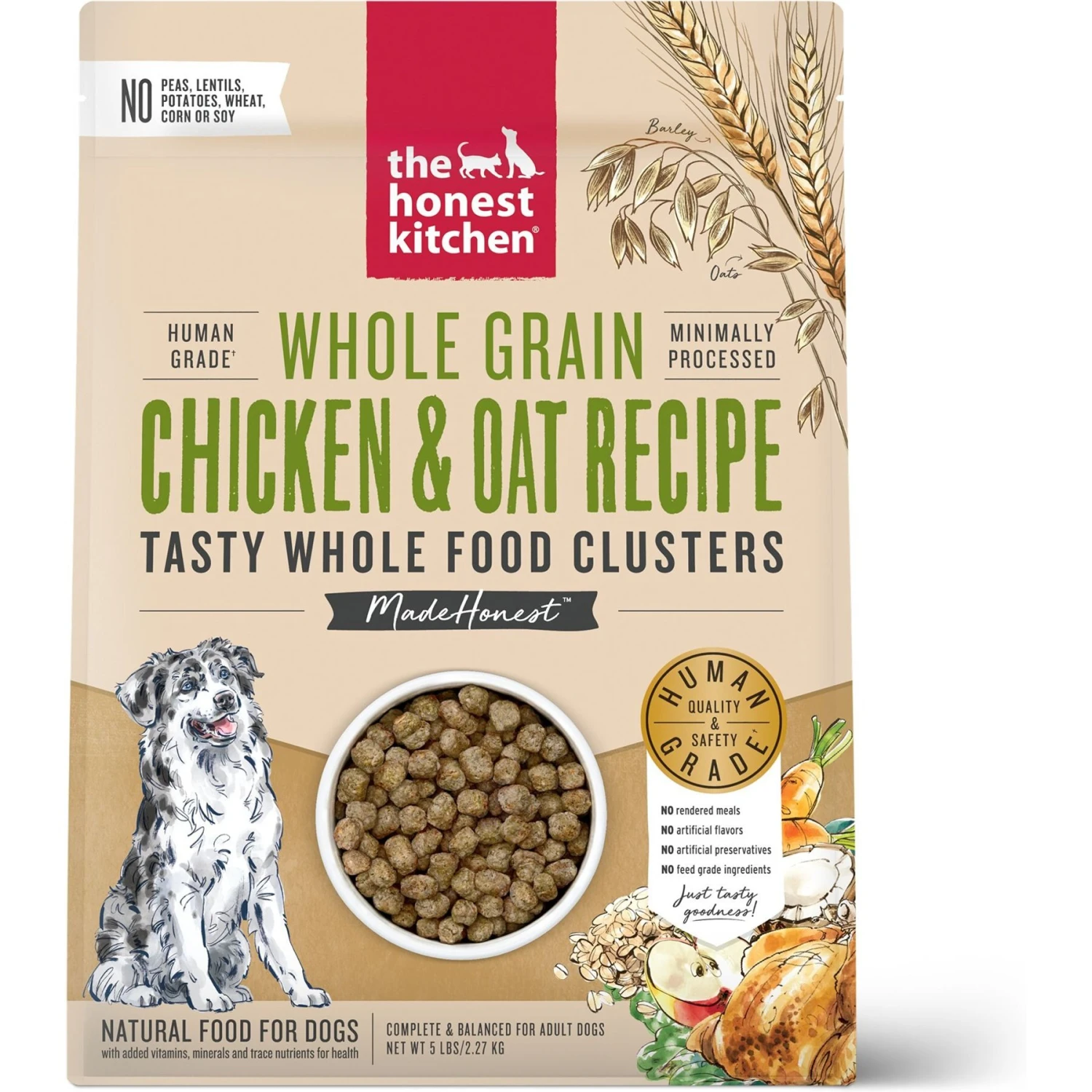 The Honest Kitchen Grain-Free Beef Whole Food Clusters Dry Dog Food & The Honest Kitchen Food Clusters Whole Grain Chicken & Oat Recipe Dog Food 8 The Honest Kitchen Grain-Free Beef Whole Food Clusters Dry Dog Food & The Honest Kitchen Food Clusters Whole Grain Chicken & Oat Recipe Dog Food - Image 6