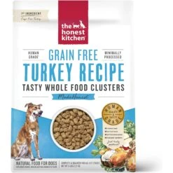 The Honest Kitchen Grain-Free Turkey Whole Food Clusters Dry Dog Food & The Honest Kitchen Food Clusters Whole Grain Chicken & Oat Recipe Dog Food -Blue Buffalo Shop 715806 PT1. AC SS1800 V1669738499