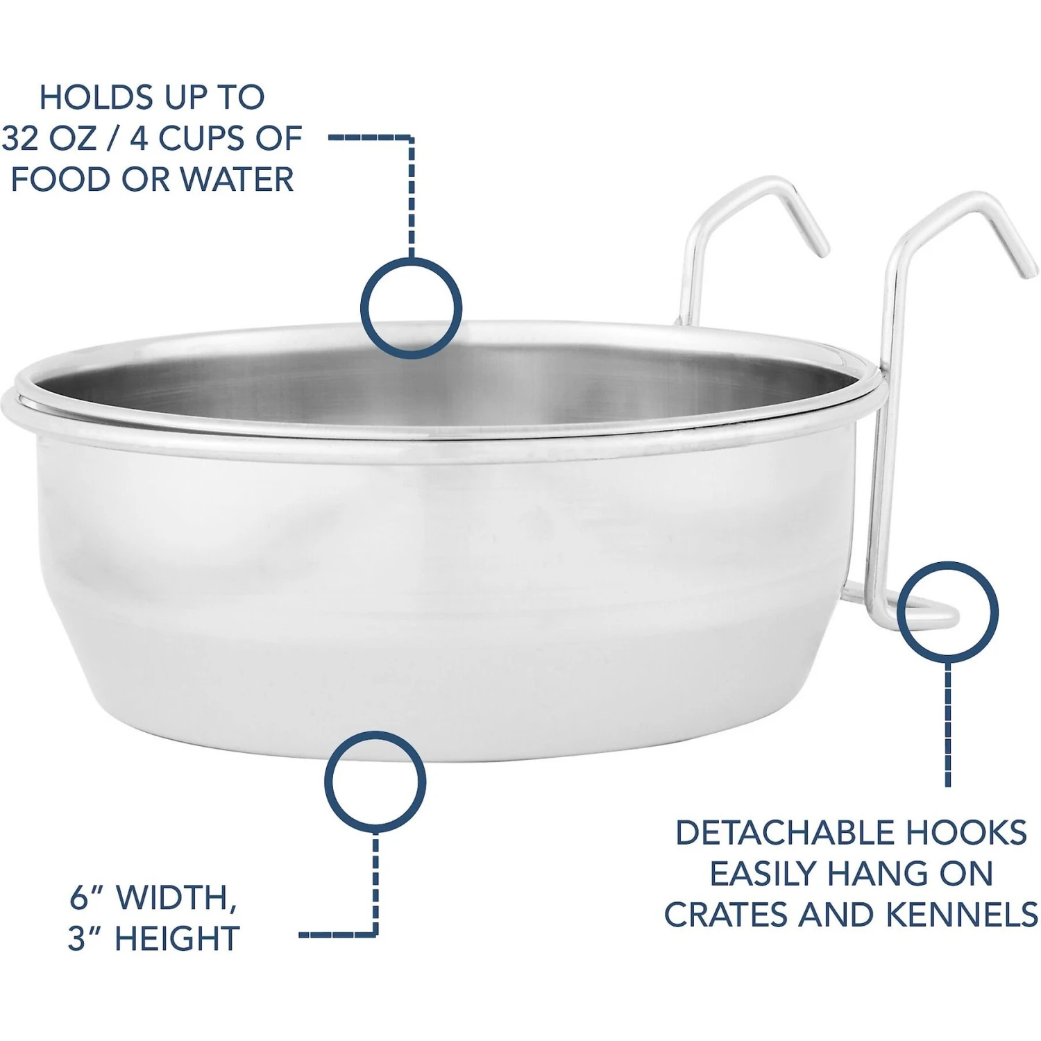 Maslow Stainless Steel Kennel Dog Bowl 5 Maslow Stainless Steel Kennel Dog Bowl - Image 3