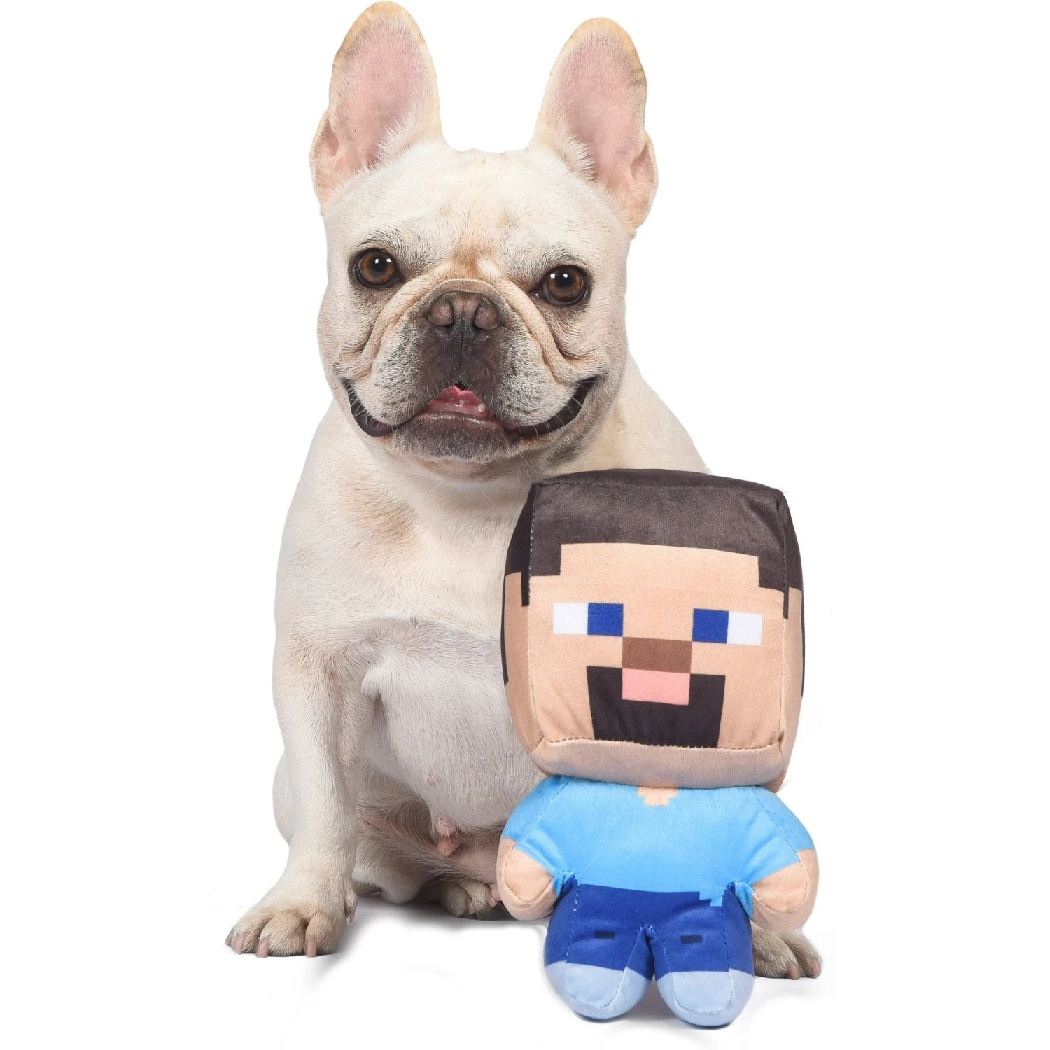 Fetch For Pets Minecraft Steve Figure Plush Squeaky Dog Toy, Large 6 Fetch For Pets Minecraft Steve Figure Plush Squeaky Dog Toy, Large - Image 4