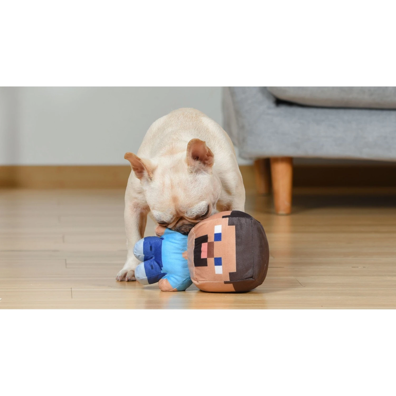 Fetch For Pets Minecraft Steve Figure Plush Squeaky Dog Toy, Large 7 Fetch For Pets Minecraft Steve Figure Plush Squeaky Dog Toy, Large - Image 5