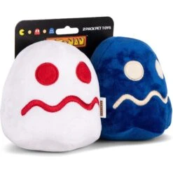 Fetch For Pets Pac-Man Turn-To-Blue & Turn-To-White Plush Squeaky Dog Toy, Small, 2 Count -Blue Buffalo Shop 728926 PT1. AC SS1800 V1682608418