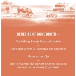 The Honest Kitchen Daily Boosters Beef Bone Broth With Turmeric For Dogs & The Honest Kitchen Daily Boosters Turkey Bone Broth With Turmeric For Dogs -Blue Buffalo Shop 730678 PT3. AC SS1800 V1670005515