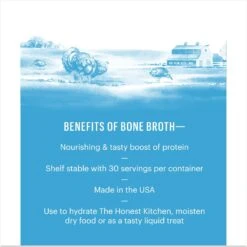 The Honest Kitchen Daily Boosters Beef Bone Broth With Turmeric For Dogs & The Honest Kitchen Daily Boosters Turkey Bone Broth With Turmeric For Dogs -Blue Buffalo Shop 730678 PT7. AC SS1800 V1670005574