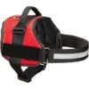 Industrial Puppy Reflective Hook & Loop Strap Dog Harness