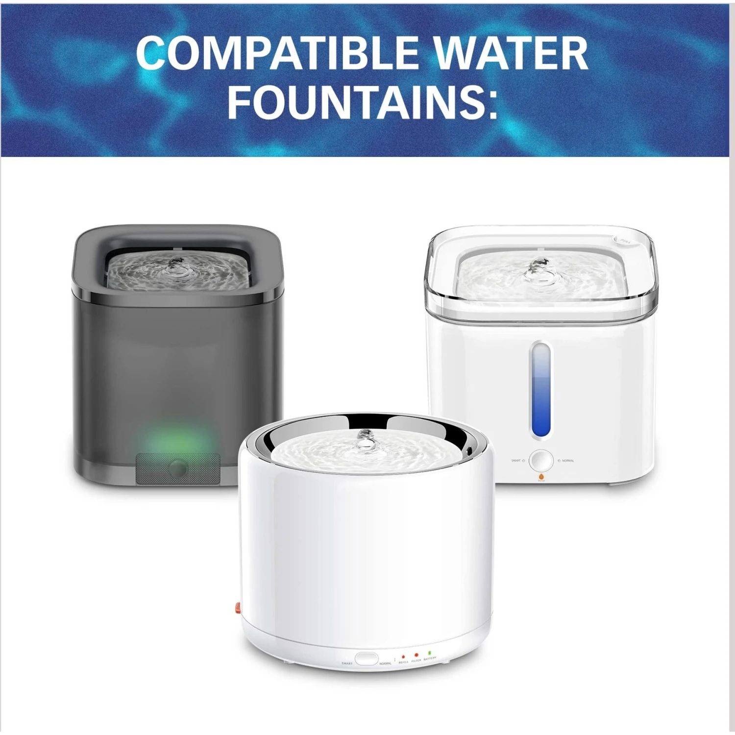 Pet Standard Petkit EverSweet 2, EverSweet 3 & Cybertial Puredrink Water Fountain Replacement Filter, 6-Pack 7 Pet Standard Petkit EverSweet 2, EverSweet 3 & Cybertial Puredrink Water Fountain Replacement Filter, 6-Pack - Image 5