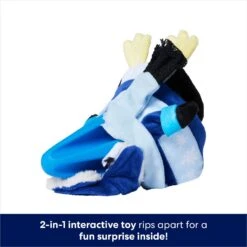 Frisco Holiday Arctic Buddies 2-in-1 Rip For Surprise Plush & Rubber Dog Toy -Blue Buffalo Shop 739718 PT2. AC SS1800 V1694809430