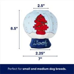 Frisco Holiday Melting Snow Globe Hide & Seek Puzzle Plush Squeaky Dog Toy -Blue Buffalo Shop 739910 PT1. AC SS1800 V1695046484