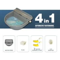 Win World Gazebo Automatic Dog & Cat Feeder, Grey, Large -Blue Buffalo Shop 740734 PT4. AC SS1800 V1671223371