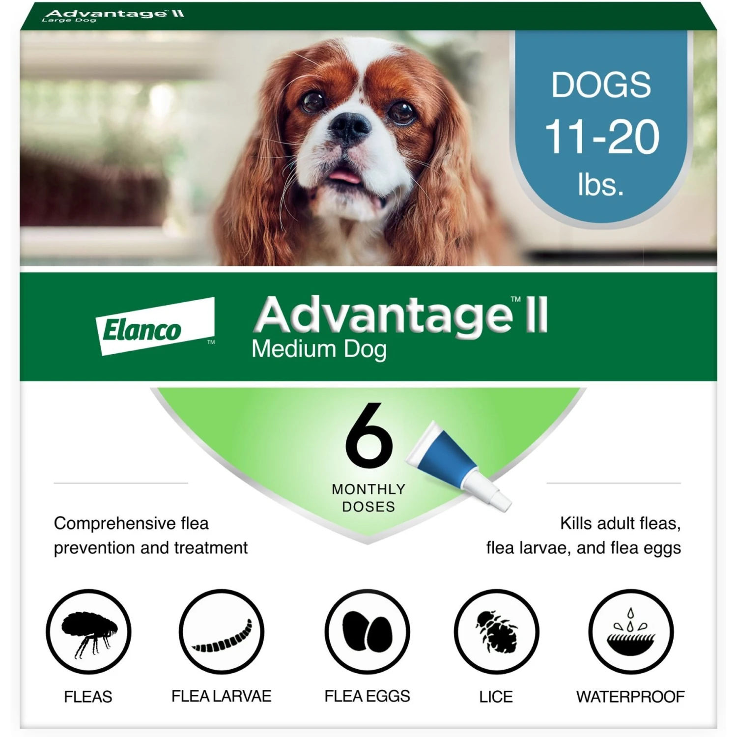 Advantage II Flea Spot Treatment For Dogs, 11-20 Lbs 3 Advantage II Flea Spot Treatment For Dogs, 11-20 Lbs