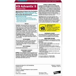 K9 Advantix II Flea & Tick Spot Treatment For Dogs, 11-20 Lbs -Blue Buffalo Shop 74396 PT1. AC SS1800 V1680187151
