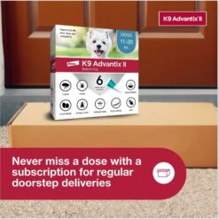 K9 Advantix II Flea & Tick Spot Treatment For Dogs, 11-20 Lbs -Blue Buffalo Shop 74396 PT8. AC SS1800 V1680193223