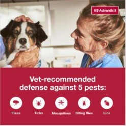 K9 Advantix II Flea & Tick Spot Treatment For Dogs, 21-55 Lbs 15 K9 Advantix II Flea & Tick Spot Treatment For Dogs, 21-55 Lbs -Blue Buffalo Shop 74405 PT4. AC SS1800 V1680193224