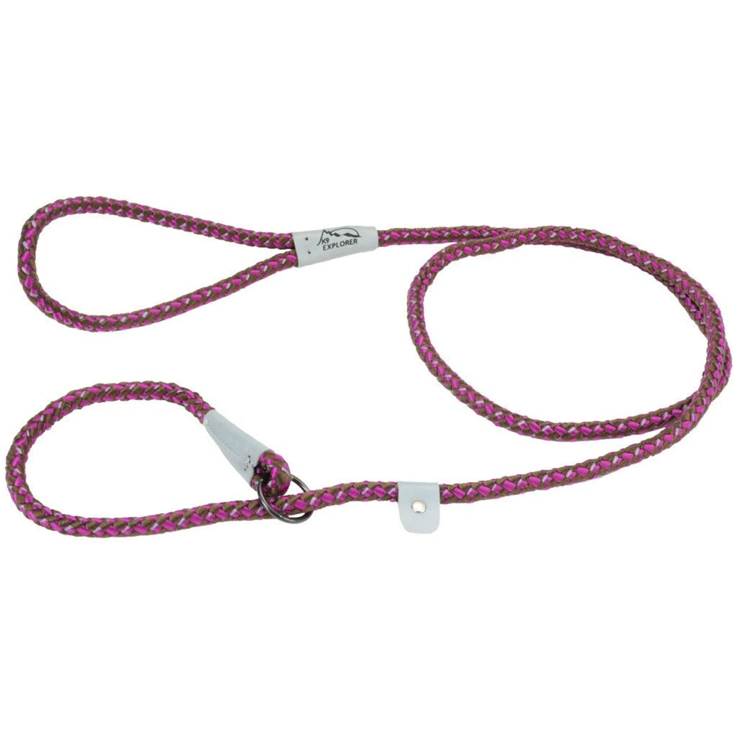K9 Explorer Reflective Braided Rope Slip Dog Leash 3 K9 Explorer Reflective Braided Rope Slip Dog Leash