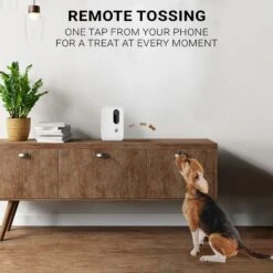 INSTACHEW Purechew Snack Cat & Dog Treat Dispenser, HD Camera, White -Blue Buffalo Shop 757678 PT2. AC SS1800 V1694792212