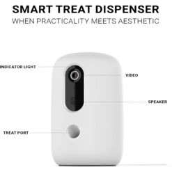 INSTACHEW Purechew Snack Cat & Dog Treat Dispenser, HD Camera, White -Blue Buffalo Shop 757678 PT6. AC SS1800 V1694792212