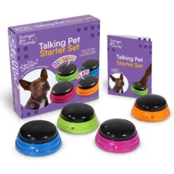 Hunger For Words Talking Pet Button Mat Dog Toy & Hunger For Words Talking Pet Starter Set Dog Toy -Blue Buffalo Shop 757726 PT1. AC SS1800 V1674051105