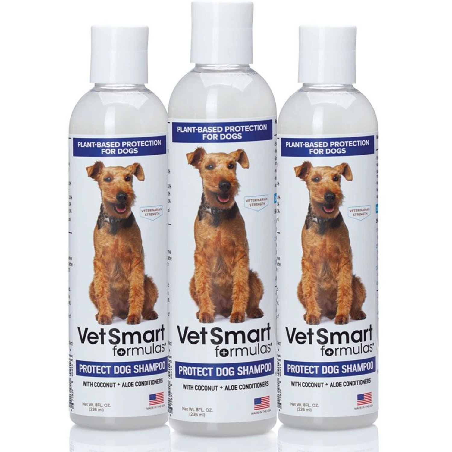 VetSmart Formulas Protect Dog Shampoo, 8-oz Bottle, 3 Count 3 VetSmart Formulas Protect Dog Shampoo, 8-oz Bottle, 3 Count