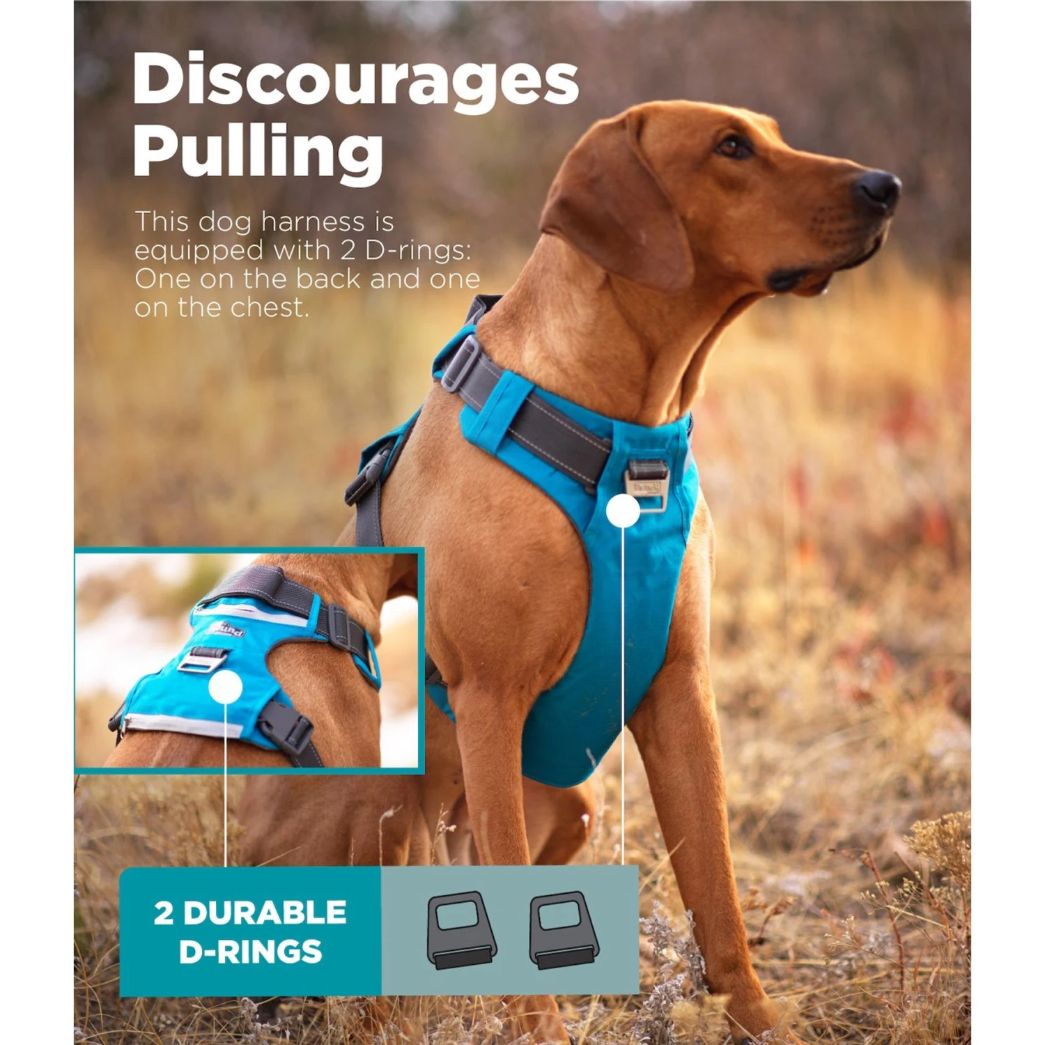 Outward Hound Boulder Adventure Adjustable W/Pockets Dog Harness 5 Outward Hound Boulder Adventure Adjustable W/Pockets Dog Harness - Image 3
