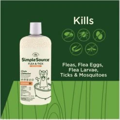 SimpleSource Flea & Tick Dog Shampoo -Blue Buffalo Shop 770358 PT4. AC SS1800 V1677954569