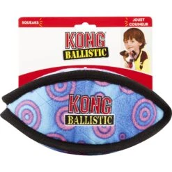 KONG Ballistic Football Dog Toy, Color Varies -Blue Buffalo Shop 77551 PT3. AC SS1800 V1603154481