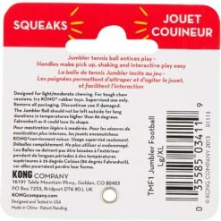 KONG Jumbler Football Dog Toy, Color Varies -Blue Buffalo Shop 77648 PT8. AC SS1800 V1558555664