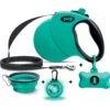 Ruff 'N Ruffus Tangle-Free Retractable Dog Leash & Bonus Contents, Aqua -Blue Buffalo Shop 778646 MAIN. AC SS1800 V1678373671