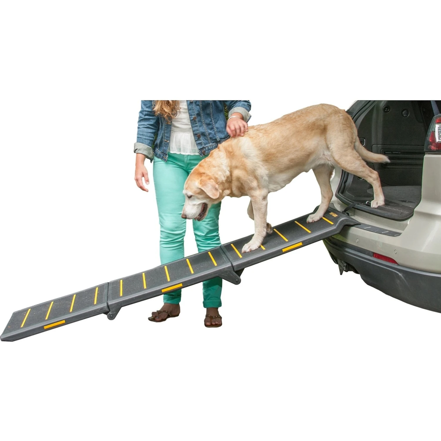 Pet Gear Reflective Extra Wide Foldable Dog Car Ramp 7 Pet Gear Reflective Extra Wide Foldable Dog Car Ramp - Image 5