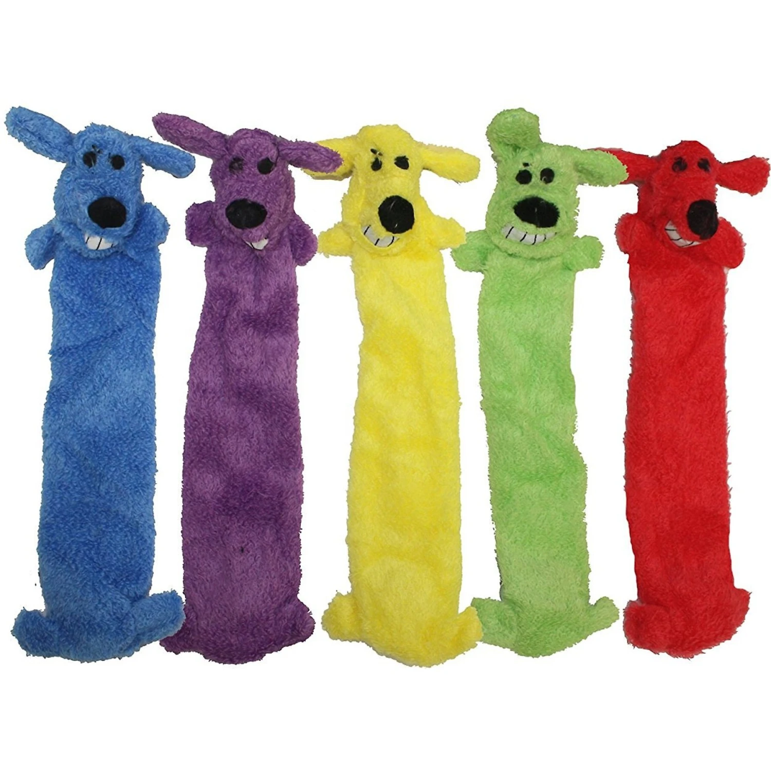 Multipet Loofa Light-Weight Squeaky Stuffing-Free Dog Toy, Color Varies 4 Multipet Loofa Light-Weight Squeaky Stuffing-Free Dog Toy, Color Varies - Image 2