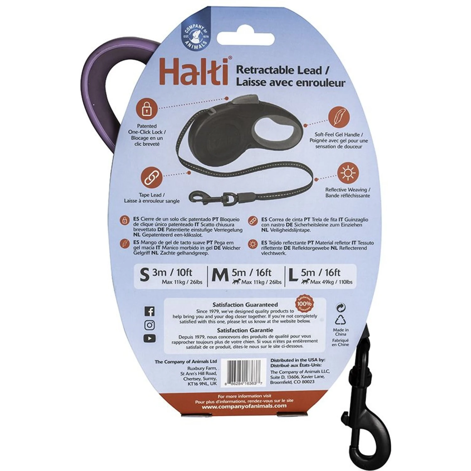 Halti Retractable Lead Dog Leash 5 Halti Retractable Lead Dog Leash - Image 3