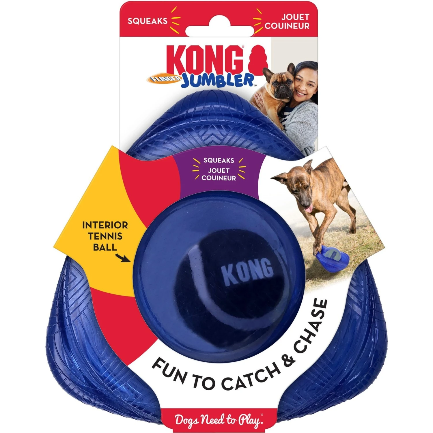 KONG Jumbler Flinger Dog Toy 5 KONG Jumbler Flinger Dog Toy - Image 3