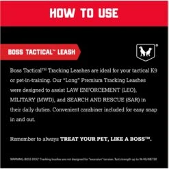 Boss Dog Tactical Dog Leash 15 Boss Dog Tactical Dog Leash -Blue Buffalo Shop 800414 PT6. AC SS1800 V1680293135