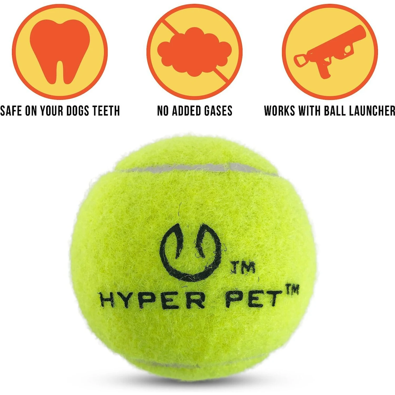Hyper Pet 4 Pack Of Balls For Dogs, Green 6 Hyper Pet 4 Pack Of Balls For Dogs, Green - Image 4