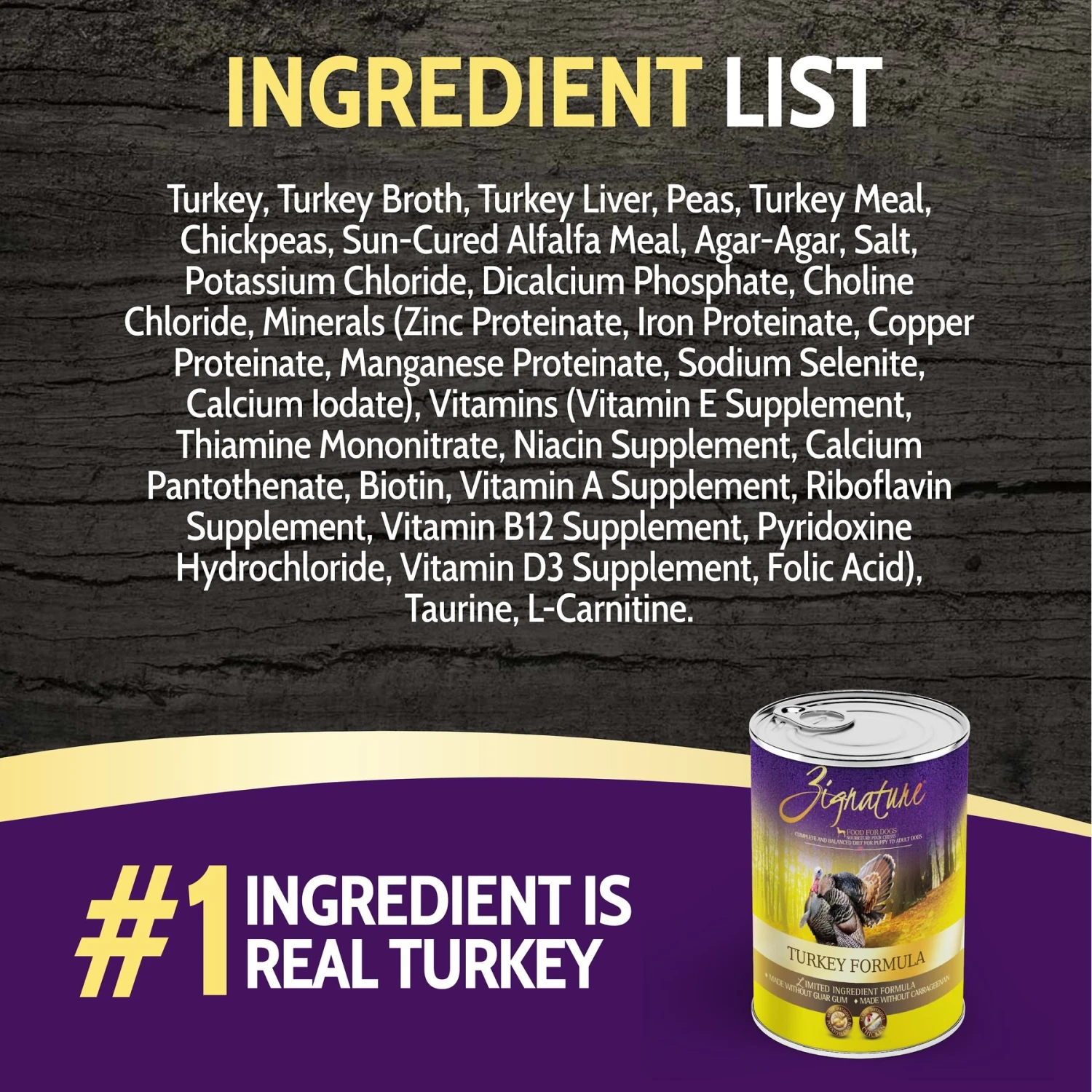 Zignature Turkey Limited Ingredient Formula Canned Dog Food 6 Zignature Turkey Limited Ingredient Formula Canned Dog Food - Image 4