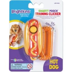 Brightkins Smarty Pooch Hot Dog Dog Training Clicker -Blue Buffalo Shop 805502 PT4. AC SS1800 V1682450366