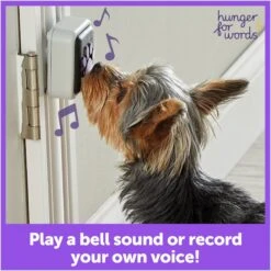 Hunger For Words Talking Pet Doorbell Dog Toy 6 Hunger For Words Talking Pet Doorbell Dog Toy -Blue Buffalo Shop 805598 PT1. AC SS1800 V1679069159