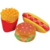 Li'l Pals Hamburger, Fries, & Hot Dog Squeaky Dog Toy Set, 3 Count -Blue Buffalo Shop 805646 MAIN. AC SS1800 V1683041988