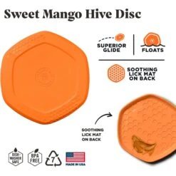 Project Hive Pet Company Hive Sweet Mango Scented Disc & Lick Mat Dog Toy, Orange 9 Project Hive Pet Company Hive Sweet Mango Scented Disc & Lick Mat Dog Toy, Orange -Blue Buffalo Shop 806094 PT2. AC SS1800 V1683561631