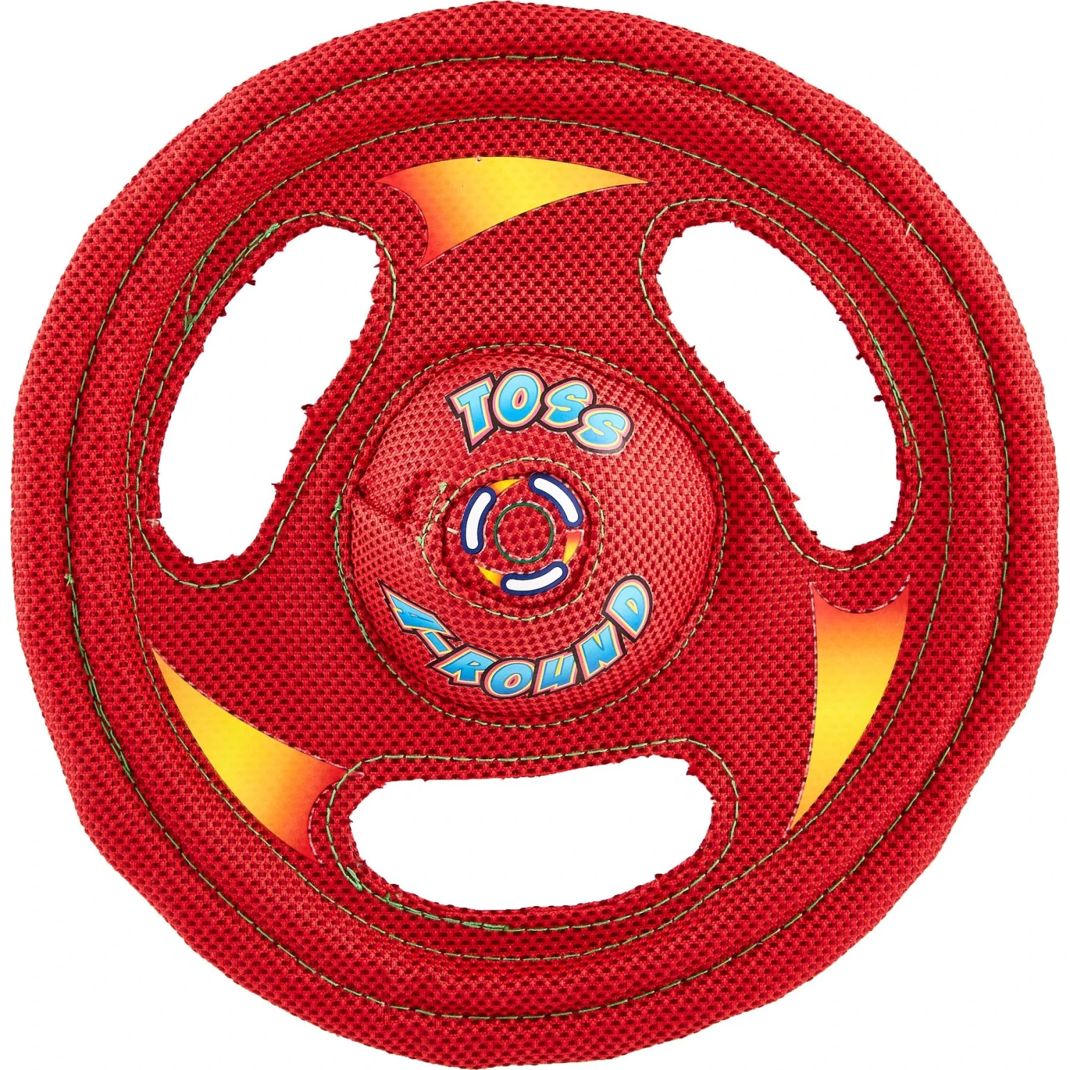 Hartz Tuff Stuff Flyer Squeaky Dog Toy, Color Varies 3 Hartz Tuff Stuff Flyer Squeaky Dog Toy, Color Varies