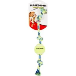 Mammoth Braided Tug With Tennis Ball For Dogs, Color Varies -Blue Buffalo Shop 83260 PT3. AC SS1800 V1633021300