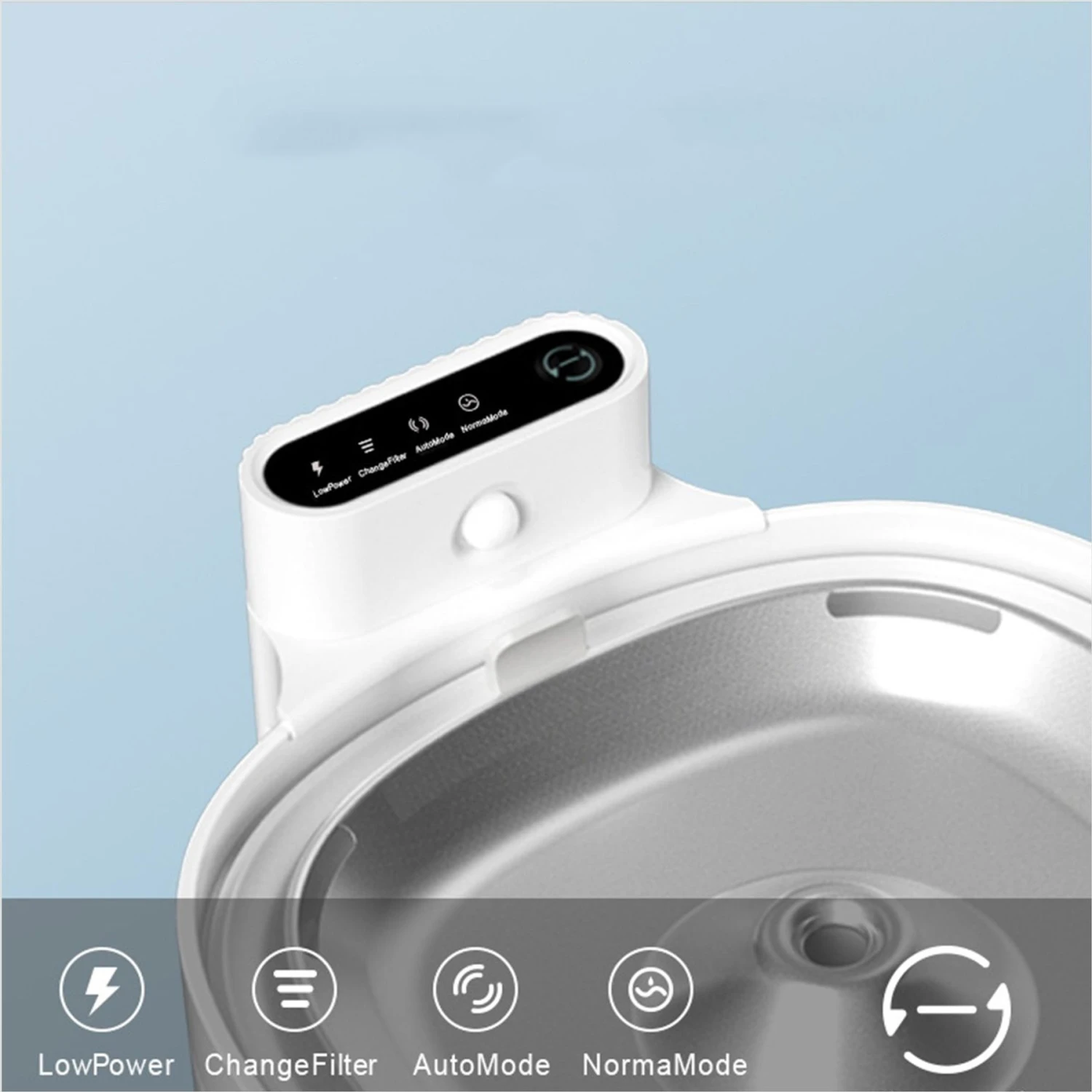 Hanamya Automatic Dog & Cat Water Fountain, White 7 Hanamya Automatic Dog & Cat Water Fountain, White - Image 5