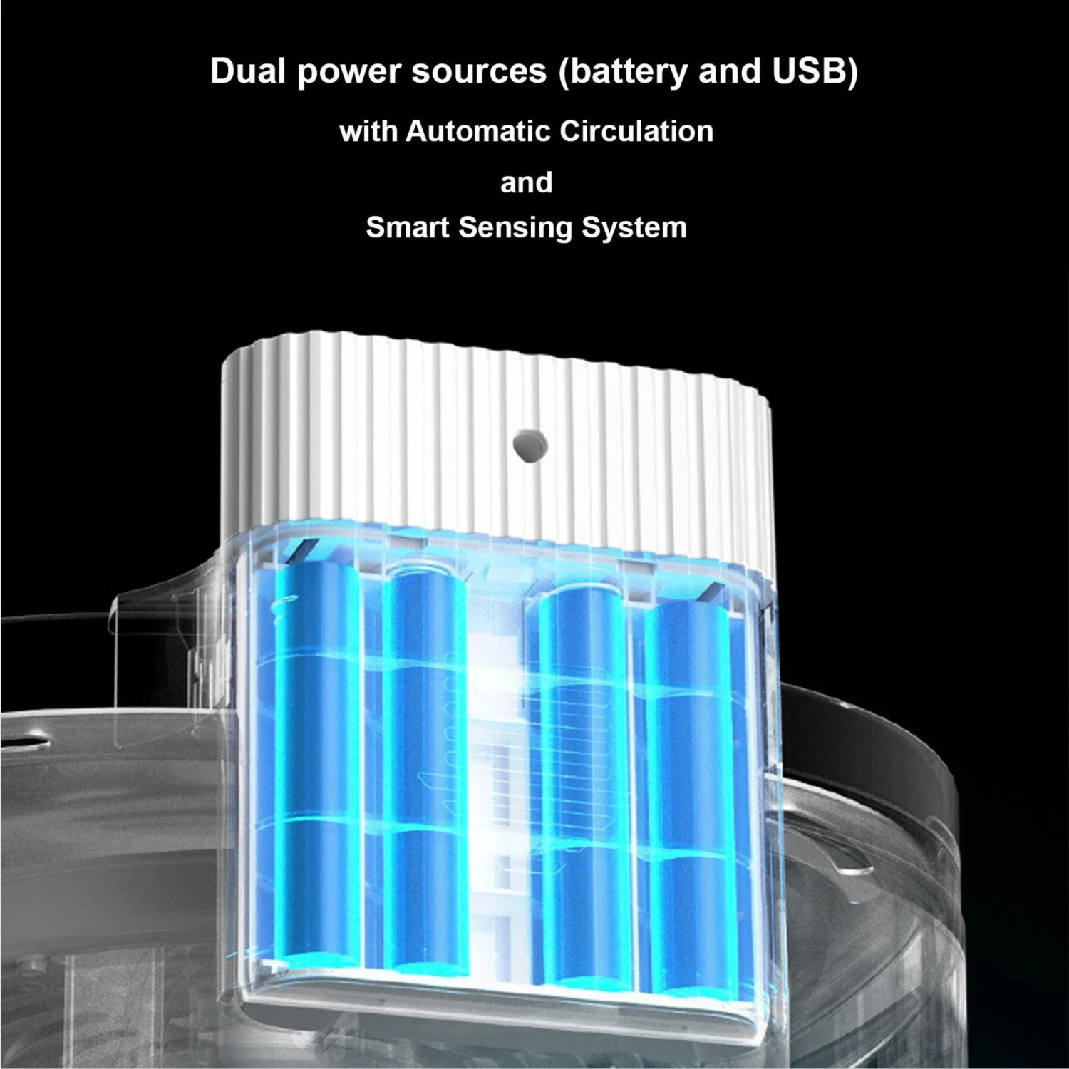 Hanamya Automatic Dog & Cat Water Fountain, White 8 Hanamya Automatic Dog & Cat Water Fountain, White - Image 6