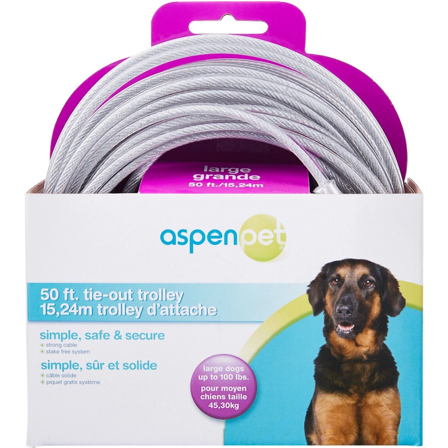 Petmate Large Tieout Trolley For Dogs 3 Petmate Large Tieout Trolley For Dogs