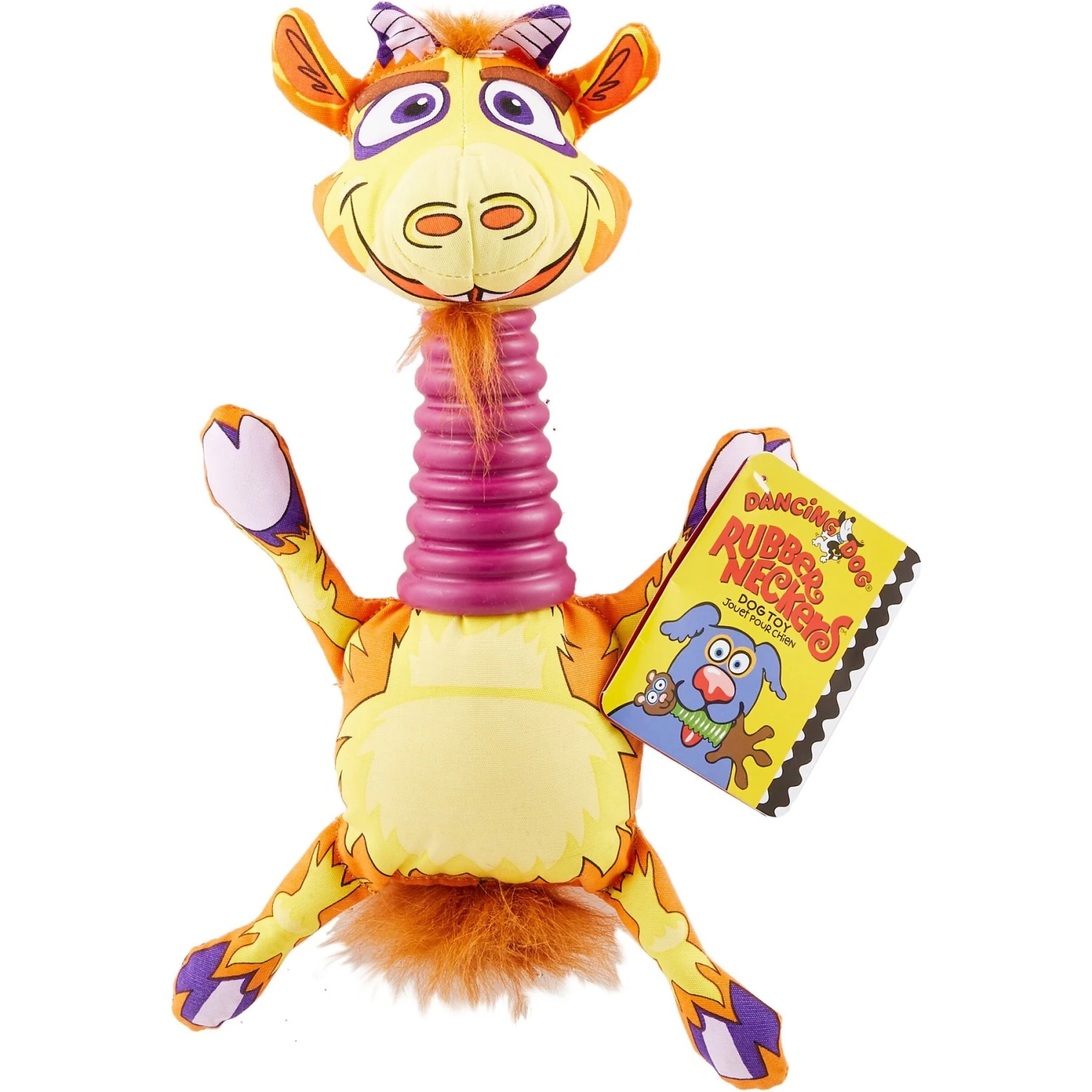 Fat Cat Rubber Neckers Squeaky Dog Toy, Color Varies 7 Fat Cat Rubber Neckers Squeaky Dog Toy, Color Varies - Image 5