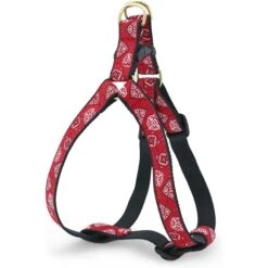 Up Country Red Bandana Dog Harness, Red & Black