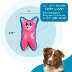 Outward Hound Invincibles Minis Squeaky Stuffing-Free Plush Dog Toy 9 Outward Hound Invincibles Minis Squeaky Stuffing-Free Plush Dog Toy -Blue Buffalo Shop 85905 PT2. AC SS1800 V1636512377